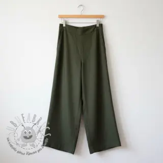 Viscosa con lino PREMIUM army