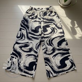 Viscosa con lino Swirls design B