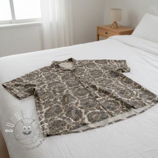 Viscosa con lino Lizzy flowy grey