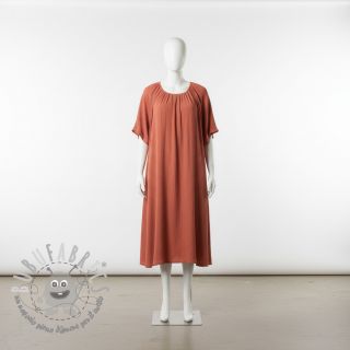 Viscosa con lino CRINCLE clay