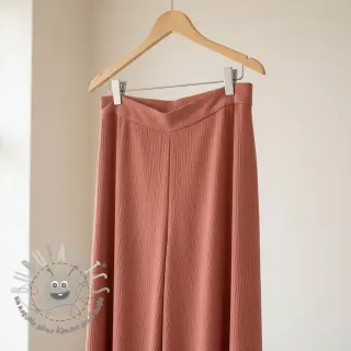 Viscosa con lino CRINCLE clay