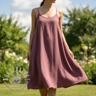 Viscosa con lino CRINCLE mulberry