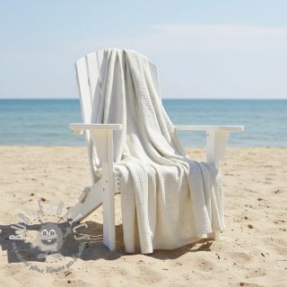 Viscosa con lino CRINCLE off white