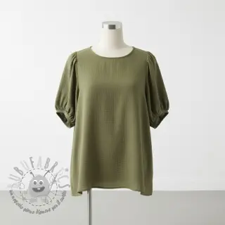 Viscosa con lino CRINCLE pickle