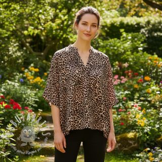 Viscosa SATIN Animal skin digital print