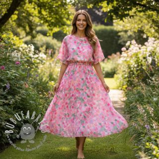 Viscosa SATIN Abstract digital print