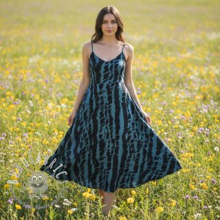 Viscosa RADIANCE Imagine blue digital print