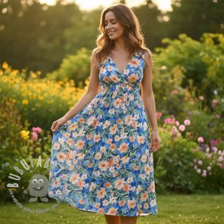 Viscosa RADIANCE Flower Jane digital print