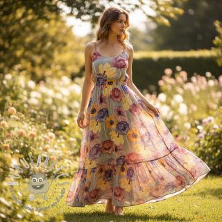 Viscosa RADIANCE Flower Elia digital print