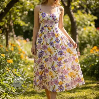Viscosa RADIANCE Flower Inay digital print