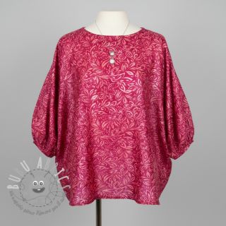 Viscosa RADIANCE Moana dark red digital print