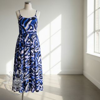 Viscosa RADIANCE Night wave digital print