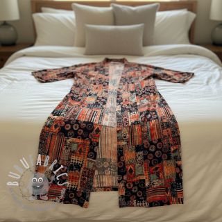 Viscosa RADIANCE Patchwork geometric digital print