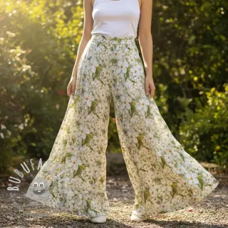 Viscosa RADIANCE Francesca flowers digital print