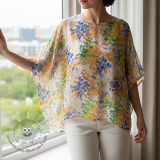 Viscosa RADIANCE Danaan yellow digital print