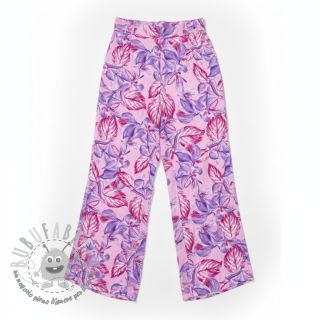 Viscosa RADIANCE Anabella leaves pink digital print