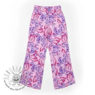 Viscosa RADIANCE Anabella leaves pink digital print