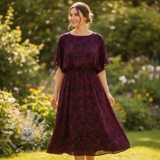 Viscosa ROSELLA STRETCH Calle digital print