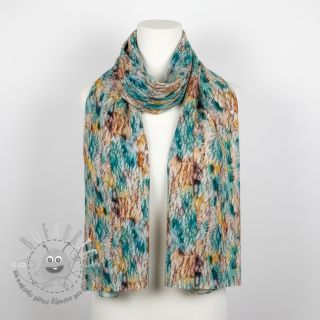 Viscosa RAYON POPLIN Stripes design F digital print