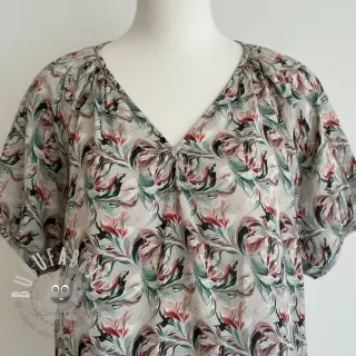 Viscosa RAYON POPLIN Diverse graphics design E digital print