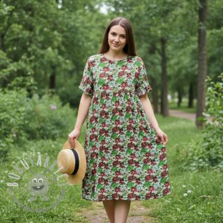 Viscosa RAYON POPLIN Knitted design E digital print