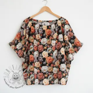 Viscosa RAYON POPLIN Knitted design F digital print