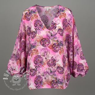 Viscosa RAYON POPLIN Feathers design G digital print