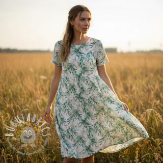 Viscosa RAYON POPLIN Bright flowers design D digital print