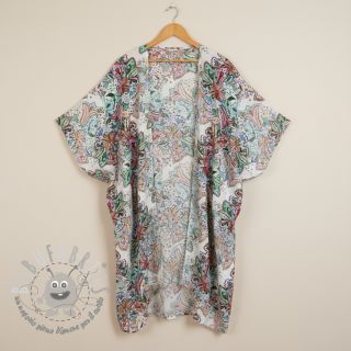 Viscosa RAYON POPLIN Fantasy floral design D digital print