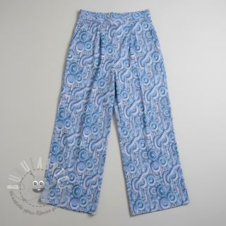 Jersey VISCOSE Unity blue digital print