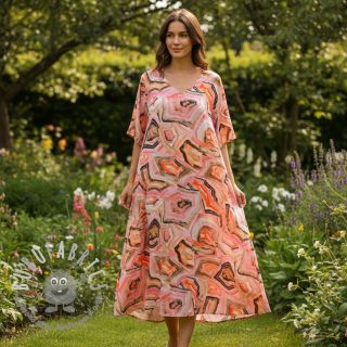 Viscosa STRETCH Somer design B digital print