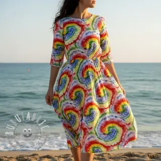 Viscosa Retro fun design C digital print