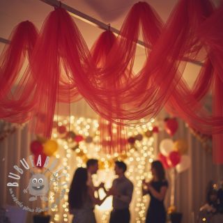 Tulle per TUTU red 160 cm