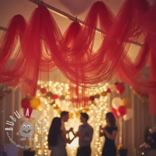 Tulle per TUTU red 160 cm