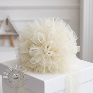 Tulle per TUTU ROYAL SPARKLE ecru gold