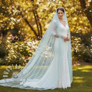 Tulle per TUTU ROYAL SPARKLE light blue gold