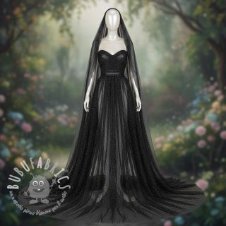 Tulle per TUTU ROYAL SPARKLE black silver