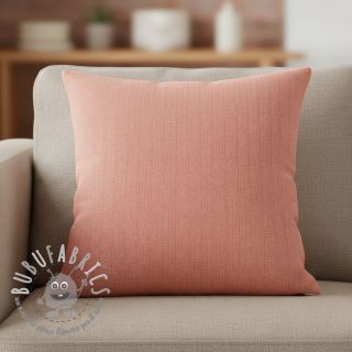 Lino con cotone Fishbone salmon