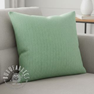 Lino con cotone Fishbone green