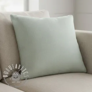 Lino con cotone Fishbone light mint