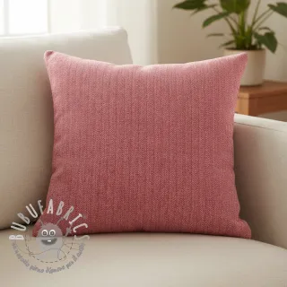 Lino con cotone Fishbone red