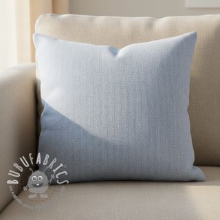 Lino con cotone Fishbone light blue