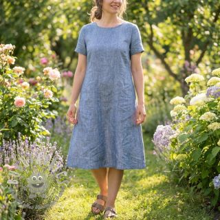 Lino con cotone Fishbone light jeans