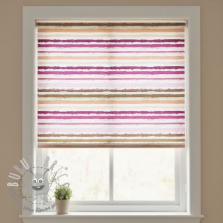 Tessuto di cotone Big stripes Snoozy old pink