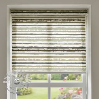 Tessuto di cotone Big stripes Snoozy taupe