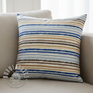 Tessuto di cotone Small stripes Snoozy old blue