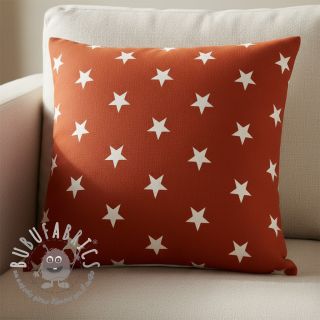 Tessuto di cotone Stars terra