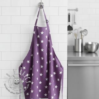 Tessuto di cotone Stars purple