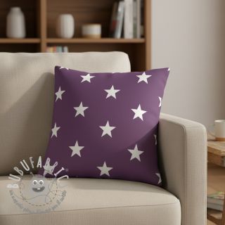 Tessuto di cotone Stars purple
