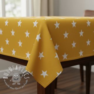 Tessuto di cotone Stars yellow